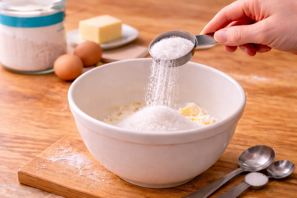 cómo medir azúcar sin báscula con cuchara correctamente