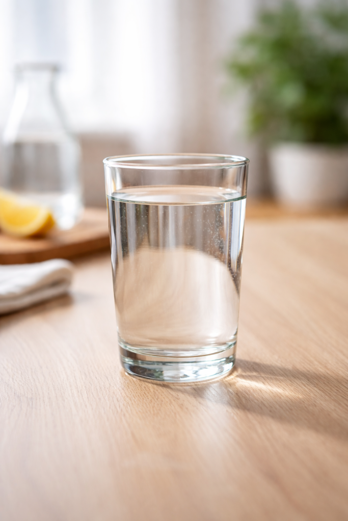 cuántos mililitros tiene un vaso de agua